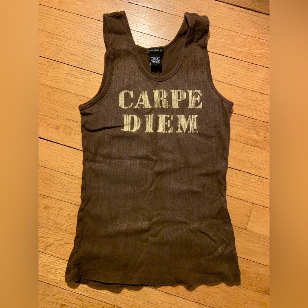 Y2k Carpe Diem Tank